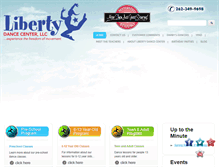 Tablet Screenshot of libertydancecenter.com